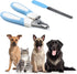 Pet Nail Clippers with Safety Guard, Heavy-Duty Design for Dogs and Cats, Includes Nail Files for Precise Trimming