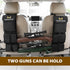 Truck Gun Rack (A Pair), 900D Sturdy Adjustable Seat Back Gun Storage for Automotive Rifle Holder Jeep
