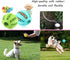 Sunglow 2 Pack Dog Toy Ball, Nontoxic Bite Resistant Teething Toys for Dogs and Puppies