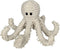 Petlou Durable Natural Nubby Plush Dog Toys - Squeaker and Crinkle Paper in Multi-Size (Natural Octopus - L, 18 Inch)