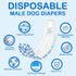 60ct, Dono Dog Diapers Male, Disposable Male Dog Wraps Ultra Absorbent Doggie Diapers, Rapid-Dry Leak-Proof Puppy
