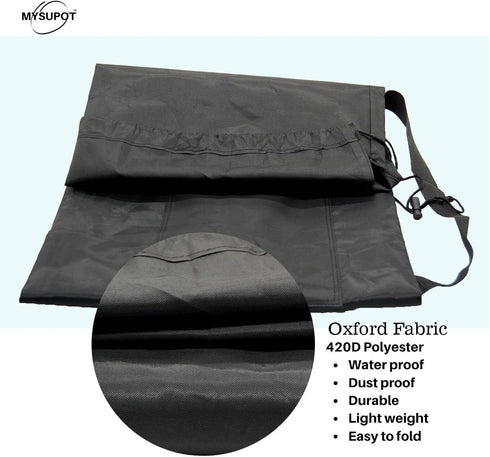 Replacement Bag for Folding Camping Chair, 43"x9"x9" (Black, L) - Portable Camp Chair, Yoga Mat, Umbrella, Tents, 420D