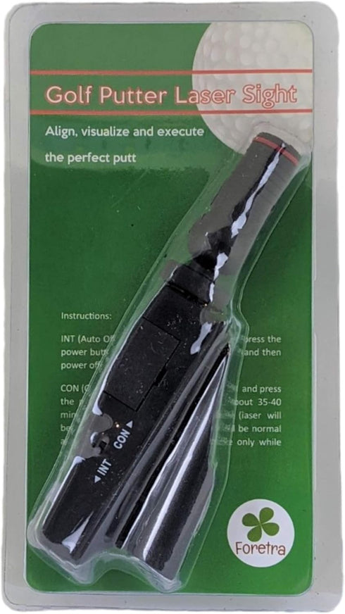 Foretra Golf Putter Plane Laser Pointer Sight - Indoor Golf Training Aid to Fix Your Putt in Seconds