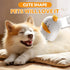 YoPoll Trimming 4 1 Cat Dog Grooming Vacuum Kit with Brush, Low-Noise Pet Hair Shedding Grooming for Indoor Cats Dogs