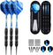 Professional Soft Tip Darts Set - 20 Grams, 30 Darts Plastic Tip, 50 Rubber O-Rings, Aluminum Shafts, 6 Flights,