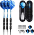 Professional Soft Tip Darts Set - 20 Grams, 30 Darts Plastic Tip, 50 Rubber O-Rings, Aluminum Shafts, 6 Flights,