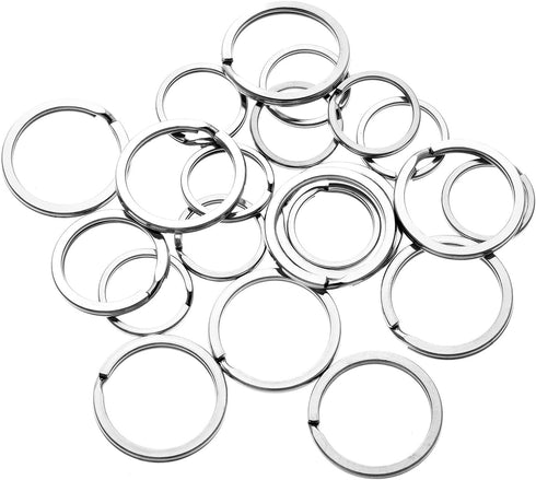 JOVITEC 3 Sets Dog Tag Clip ID Tag with Rings Holder for Dogs and Cats Collars