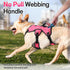 rabbitgoo Escape Proof Dog Harness, Soft Padded No Pull Vest for Large Dogs, Reflective, M, Pink