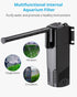 NICREW Submersible Aquarium Internal Filter, 20-40 Gallon Power Filter with Aeration System, 185 GPH, 10W