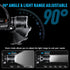LED Rechargeable Headlamp, 900000 Lumens, 5 Modes, IPX7 Waterproof, Adjustable for Outdoor Activities