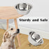 4 Pack Stainless Steel Dog Bowls, 8 Inch Basic Metal Food and Water Dish for Small Large Dogs, Puppy