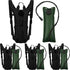 Liliful 4 Pcs Hydration Pack Backpack with 3 Liter Bladder, Tactical Water Backpack for Hiking Cycling