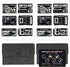 PSKOOK 12 Pcs EDC Kit Survival Multitool Card Emergency Camping Tool for Outdoor Hunting Fishing Hiking Gear