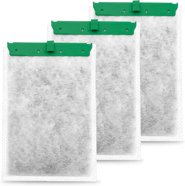 Aquarium Filter Cartridge Compatible with Whisper Power Filters, 3-Pack for ReptoFilte