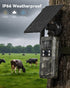 Xega 4G 7800mAh 950nm IP66 LTE Cellular Trail Camera with Livestreaming, No WiFi Game/Deer Cameras, Motion Activated