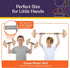 Set Set Set (Set 1 2 Special Supplies Kids Wooden Workout Play Weights - Adjustable Dumbbells and Barbell for Home Gym