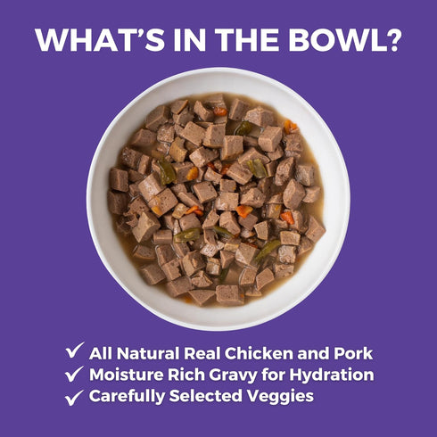 12.7oz 12) KOHA Memphis BBQ Stew for Dogs with Chicken and Pork, High Protein Wet Dog Food, Cans (Case