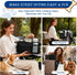1419" Dog Stroller Organizer Bag, Dog Mom Gifts for Women Pet Stroller Caddy, Stroller Accessories with Cup Holder