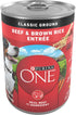 Purina ONE Classic Ground Beef and Brown Rice Entree Adult Wet Dog