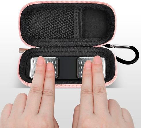 Heart Rate Monitor Case for AliveCor KardiaMobile Personal EKG, Storage Holder Fits Pill Organizer - Rose Gold