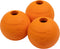 Chew King 2.5 Inch Bacon Flavor Rubber Balls, 3 Pack for Large Breeds