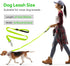 LED Light Up Dog Leash with 3 Lighting Modes, USB Rechargeable, High Visibility for Large Medium Small Pets