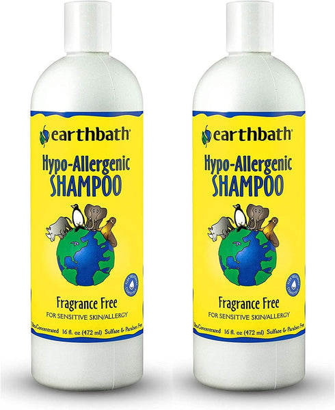 earthbath, Hypoallergenic Dog Shampoo - Fragrance Free Dog Shampoo for Allergies and