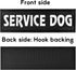 4 PCS Tactical Dog Patches with Hook Backing, Reflective SERVICE DOG and IN TRAINING Tags