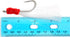50 7/0 Pieces unrigged Shrimp Flying Hooks with White Krystal Flash