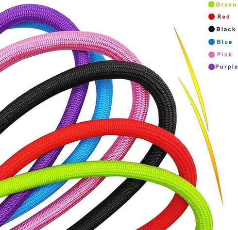 6 Foot Heavy Duty Dog Tie Out Rope Leash, Climbing Nylon Basic Leash for Camping, Indoor, Outdoor, and Yard