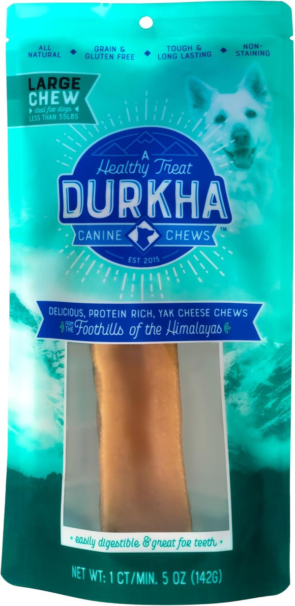 Yak Cheese Chews - Himalayan Yak Cheese Dog Chews, Natural, Healthy & Long Lasting for Dogs 55 lbs and Smaller