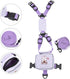 iPlusSmile Pet Backpack Harness with Leash for Small Cat Dog, Adjustable Mini Carrier Backpack for Walking Travel