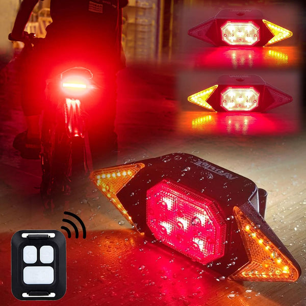 Rechargeable Rear Bike Lights, Waterproof Bike Turn Signals for Night Riding, 2024 Bike Accessories
