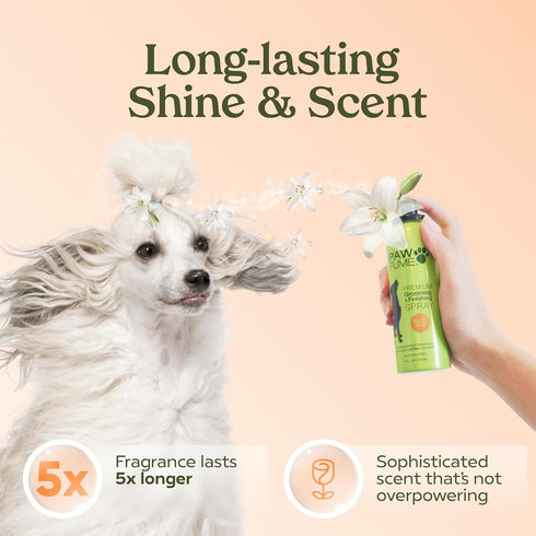 PAWFUME Premium Grooming Spray | Dog Deodorizer Perfume | Long Lasting Dog Cologne Spray | Dog Perfume Spray After Bath