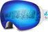 VANRORA Ski Goggles PRO - Frameless Interchangeable Lens, 100% UV Protection, Anti-fog for Men Women