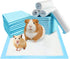 Hamiledyi Rabbit Pee Pads Disposable Cage Liners Leak-Proof Super Absorbent Pet Toilet/Potty