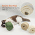 Natural Sisal Rope, 1/4 Inch 65FT for Cat Scratching Post Repair, Multi Color Cat Scratch Tree Rope Replacement, Cactus