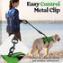 rabbitgoo Escape Proof Dog Harness, Reflective No Pull Vest, Soft Padded, Adjustable, Large, Green