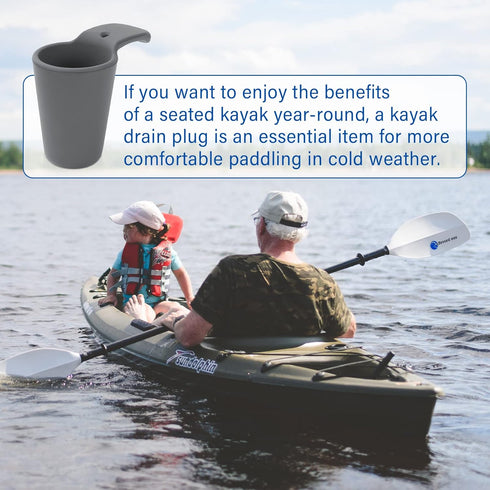 Kayaks Scupper Hole Plugs for Perception, Tapered Design Fits Scupper Holes 1” to 1 3/8", 4 Pack