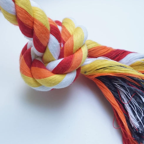 Meow&Woof Interactive Rope Toys, Indestructible 1.7lbs Ropes with 7 Knots for Aggressive Chewers