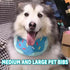 PetPhindU Cute Dog Bandana Cartoon Donuts Pet Dog Bib Neckerchief Cat Bandana Waterproof Pet Bib for Medium to Large