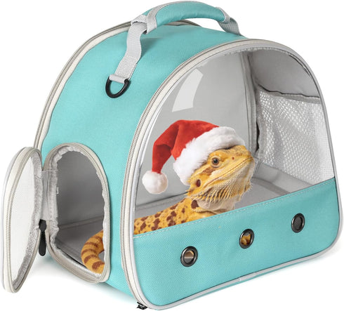 Bearded Dragon Carrier,Lizards Travel Bag, Small Animal Travel Carrier for Hedgehog Rat