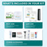 15 Packaged Pack 5 Stuhrling Bottle TrekTote Bulk Piece Hygiene Kits for Distribution & Travel, TSA Toiletries Kit