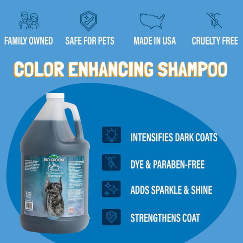 1 Bio-Groom Ultra-Black Dog Shampoo - Color Enhancing Pet Shampoo, Dog Bathing Supplies, Puppy Wash, Grooming Supplies
