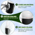 Golf Cart Sand Bottle with Holder, No-Drilling Universal Sand Bottle for Club Car, EZGO, Yamaha