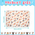 Tegeme 8 Animal(30 41 Inch,Mixed Pcs Fleece Dog Blankets for Small Dogs Cat Soft Coral Velvet Warm Sleep Mat Fluffy Dog