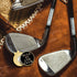 Hole in One Club Black Gold Golf Ball Marker with Hat Clip, Funny Golf Accessories for Men, Women, Gifts