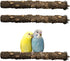 PINVNBY 3Pcs Bird Perches for Cage, Nature Wood Prickly Parrot Stand Toy for Small Medium Birds, Parakeet Cockatiel