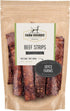 Farm Hounds Beef Strips - Premium Natural Jerky For Dogs, Made From 100% Humanely Raised Cattle, Break-To-Size, Great