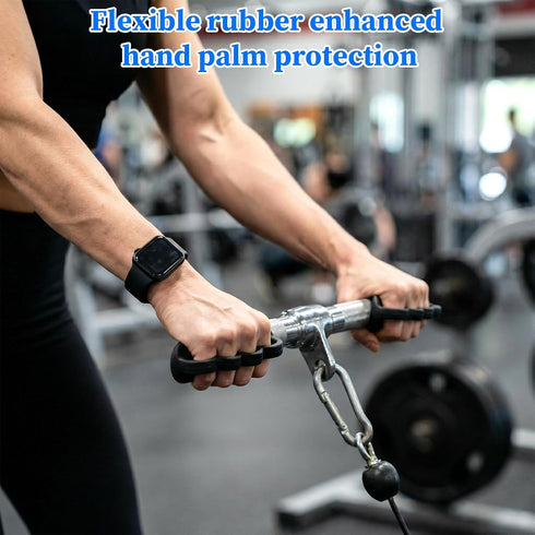 Elegaperma 4pcs Weight Grip, Workout Grips, Rubber Gym Grip, Anti-Slip Weightlifting Grips for Women & Men Gym Training